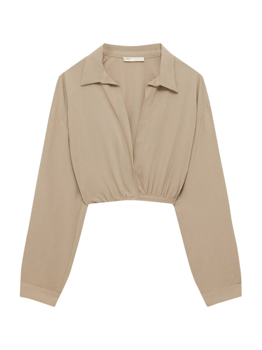 Блуза Pull&Bear, светло-коричневый
Блуза Pull&Bear, светло-коричневый