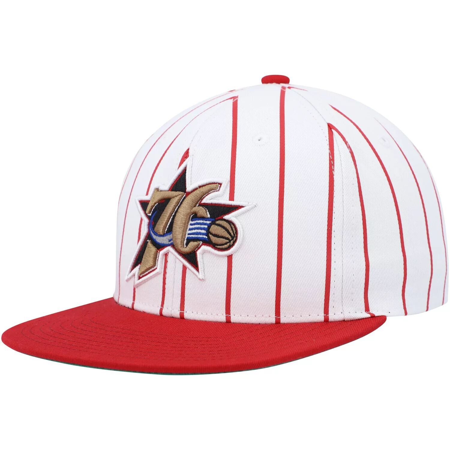 Мужская классическая кепка Snapback в тонкую полоску Mitchell & Ness White Philadelphia 76ers из твердой древесины
Мужская классическая кепка Snapback в тонкую полоску Mitchell & Ness White Philadelphia 76ers из твердой древесины