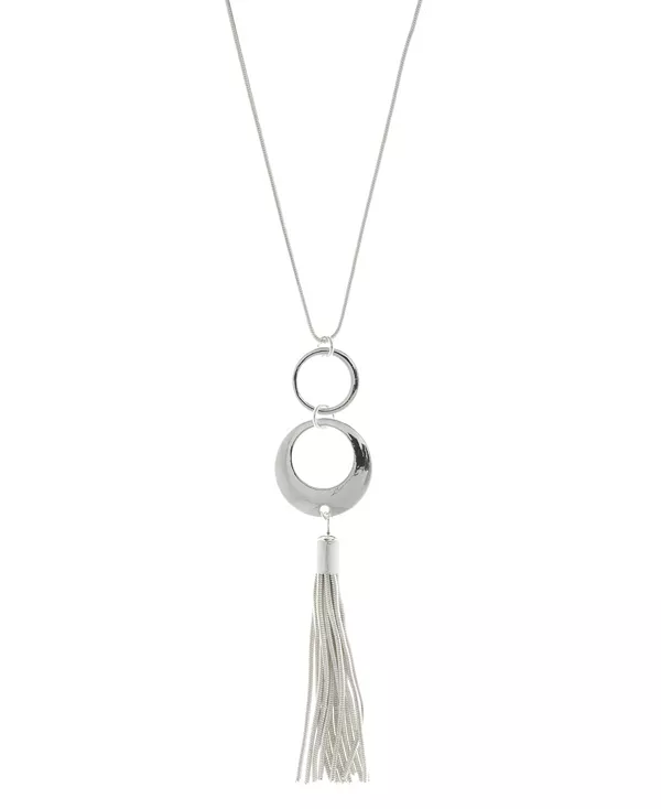 Длинная подвеска с кисточкой Nine West, silver-tone
Длинная подвеска с кисточкой Nine West, silver-tone