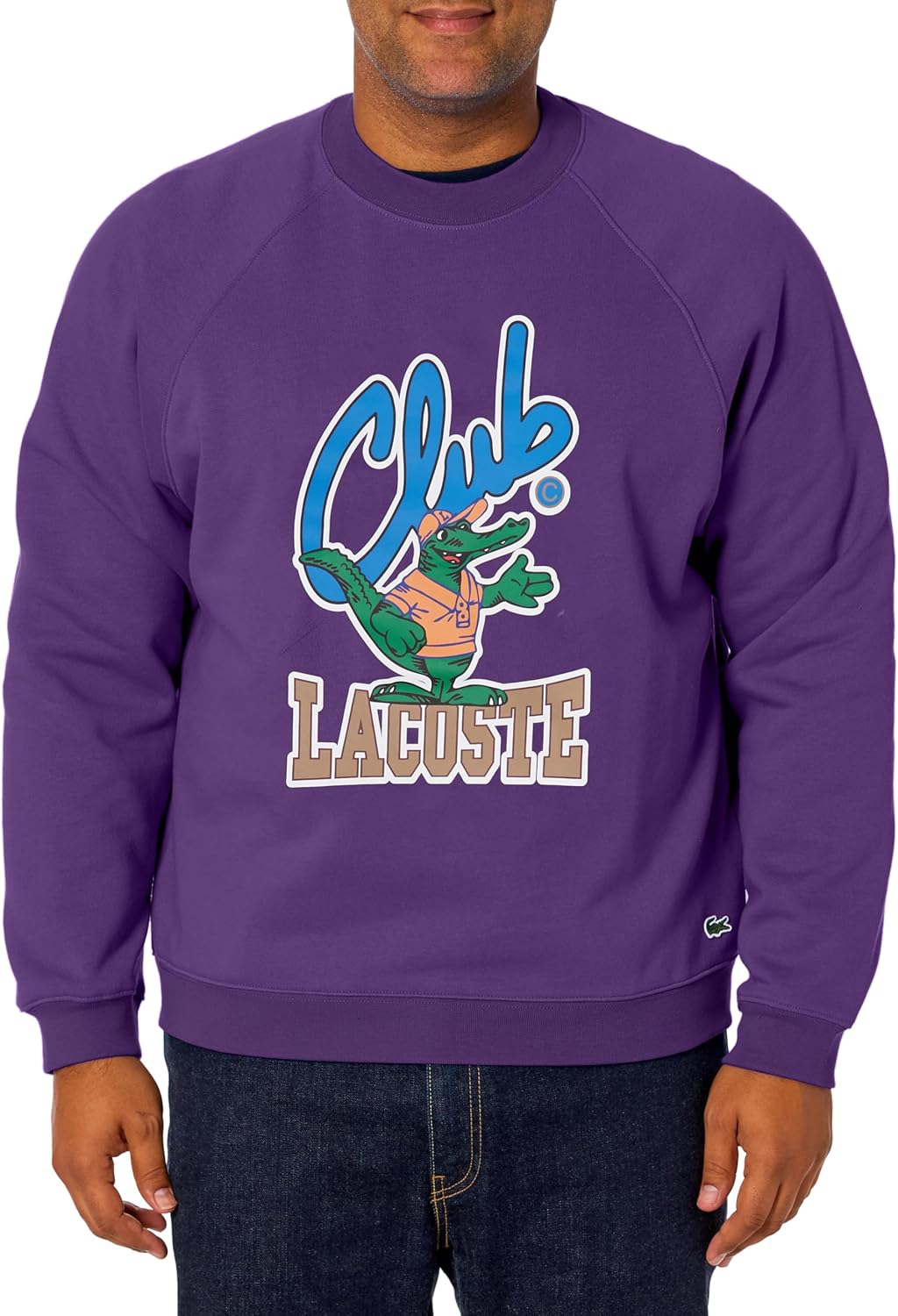 Толстовка с круглым вырезом Lacoste Men's Club Graphic, Acai
Толстовка с круглым вырезом Lacoste Men's Club Graphic, Acai