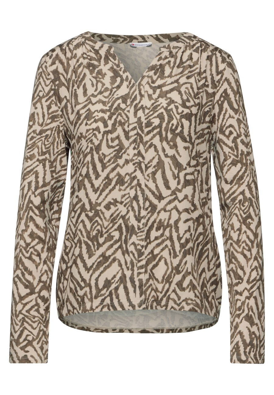 Рубашка STREET ONE, цвет Cream/Dark beige 
Рубашка STREET ONE, цвет Cream/Dark beige