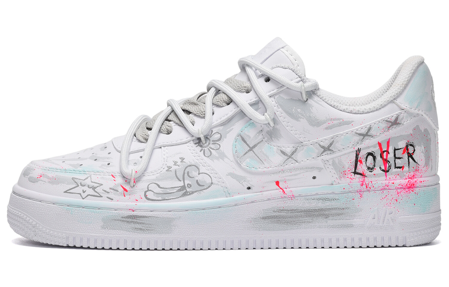 Кроссовки Nike Air Force 1 Skateboarding Shoes Women's Low-top Gray/White/Blue, серый/белый/синий
Кроссовки Nike Air Force 1 Skateboarding Shoes Women's Low-top Gray/White/Blue, серый/белый/синий