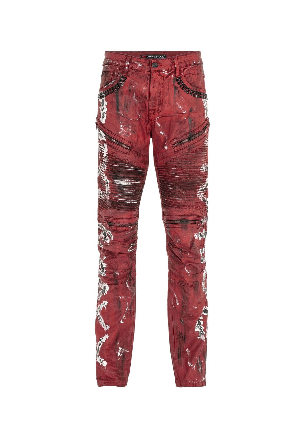 Джинсы скинни с цветным покрытием CIPO & BAXX, красный
Джинсы скинни с цветным покрытием CIPO & BAXX, красный