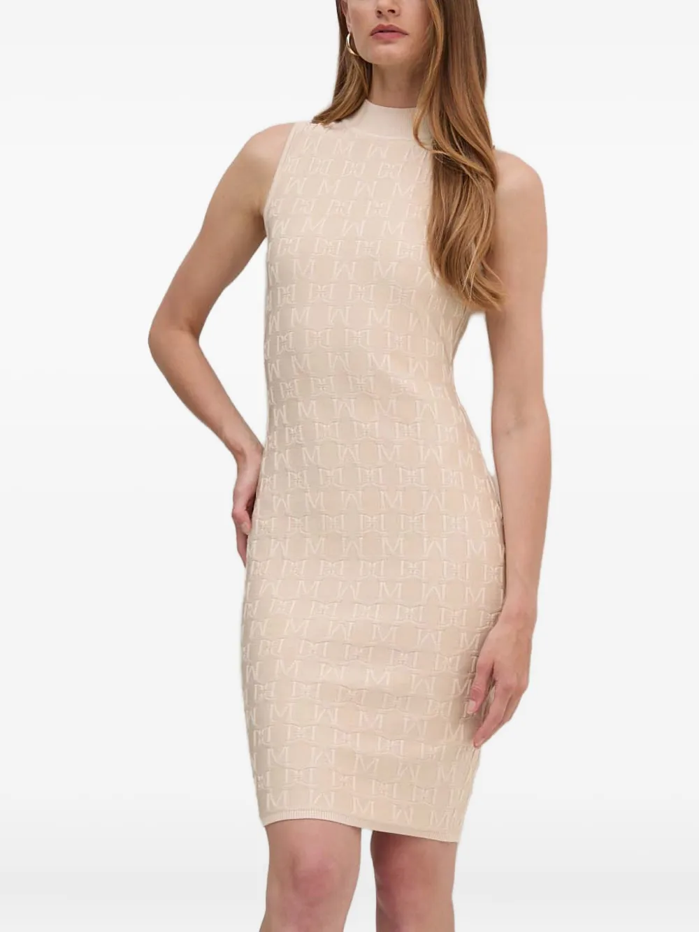 Платье с высоким воротником и логотипом Marciano, бежевый
Платье с высоким воротником и логотипом Marciano, бежевый