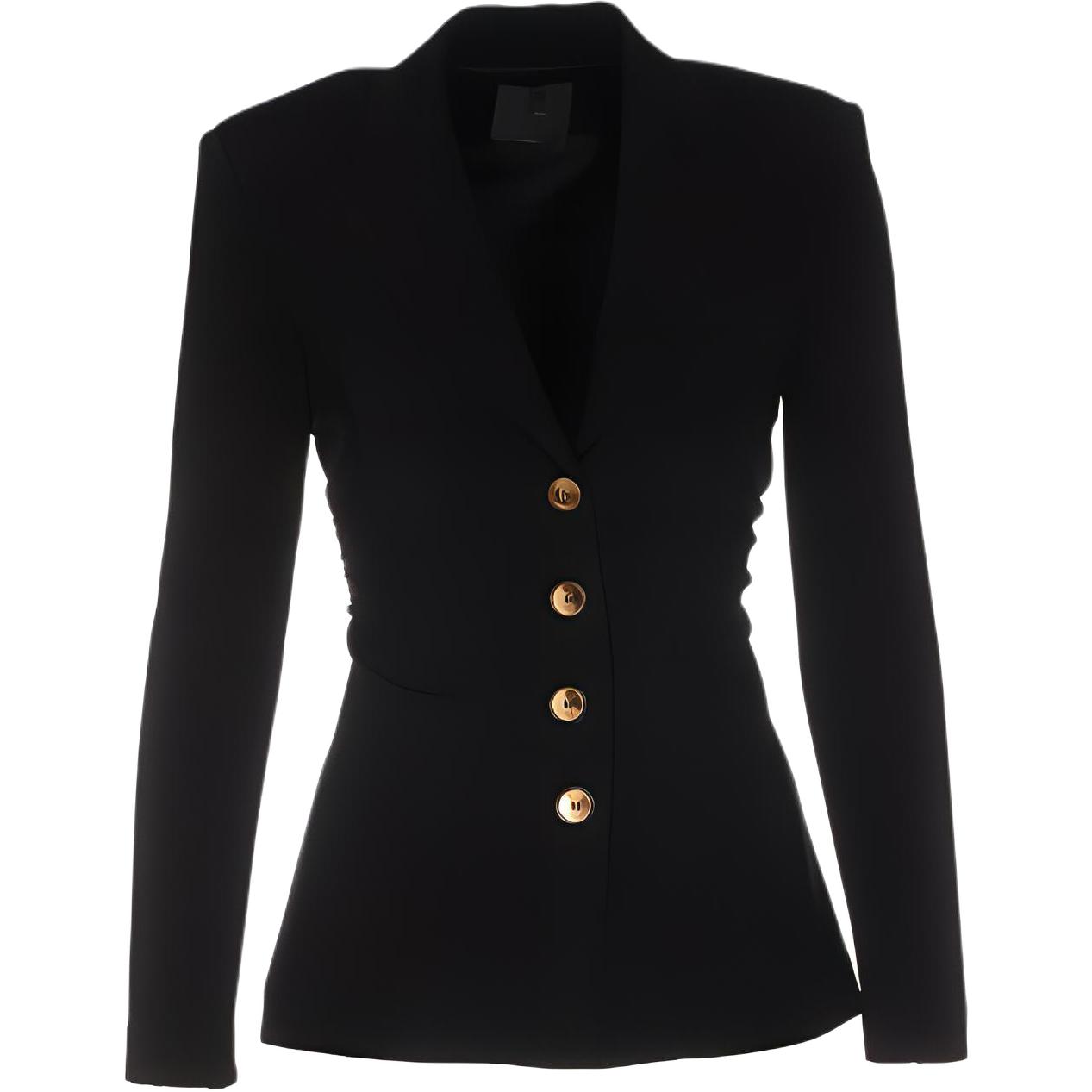 PINKO Застегивающийся на пуговицы собранный длинный рукав пиджака, Black
PINKO Застегивающийся на пуговицы собранный длинный рукав пиджака, Black