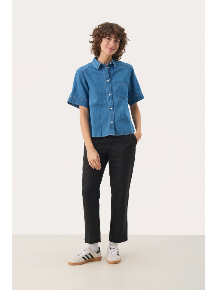 Рубашка NiclaPW с длинными рукавами, свободного кроя, из средне-синего денима PART TWO
Рубашка NiclaPW с длинными рукавами, свободного кроя, из средне-синего денима PART TWO