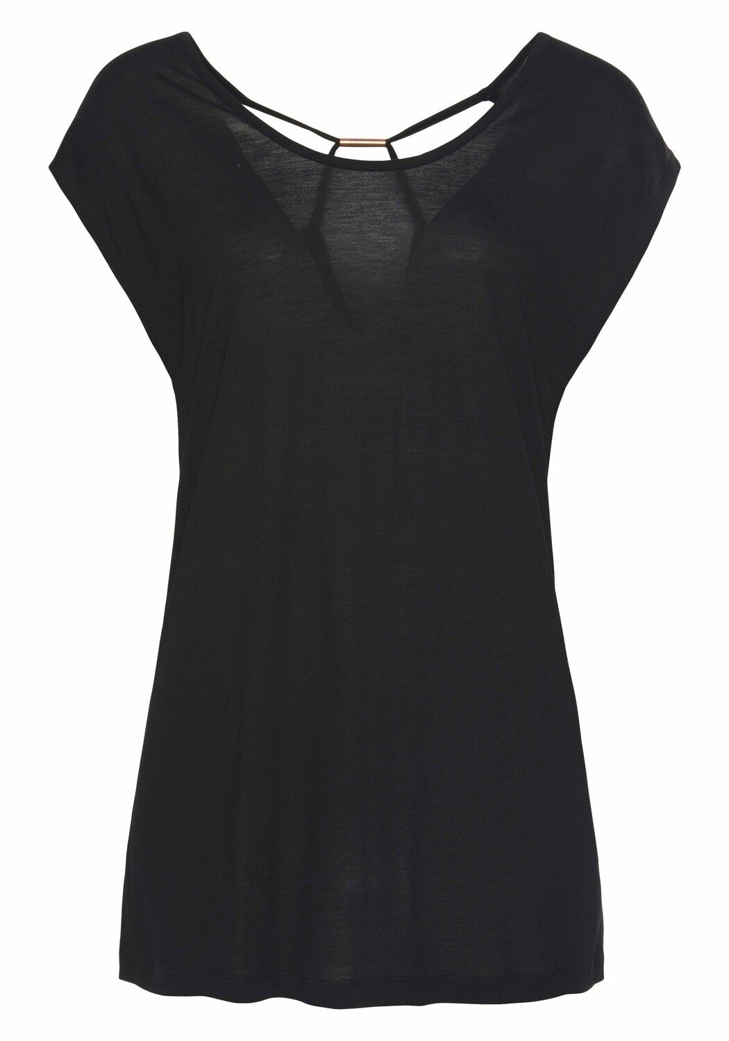 Футболка LASCANA Rundhals, черный
Футболка LASCANA Rundhals, черный