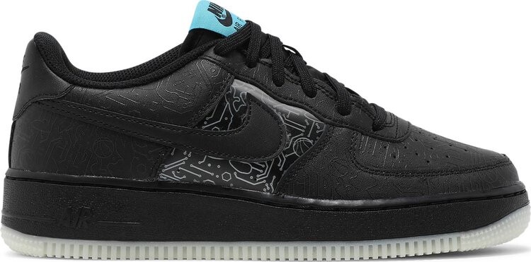 Кроссовки Nike Space Jam x Air Force 1 '06 GS 'Computer Chip', черный 
Кроссовки Nike Space Jam x Air Force 1 '06 GS 'Computer Chip', черный