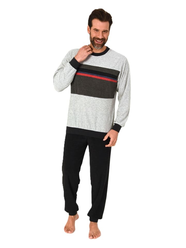 Пижама NORMANN Langarm Frottee Bündchen, цвет grau-mel.
Пижама NORMANN Langarm Frottee Bündchen, цвет grau-mel.