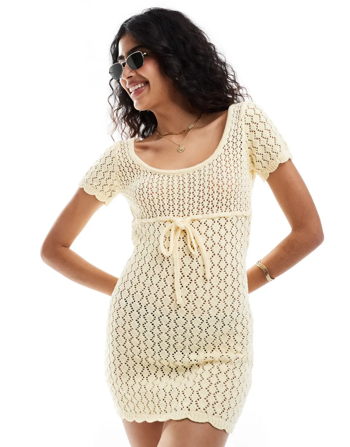 Платье The Frolic Mango Cross Tie Detail Open Back Mini Crochet Beach, бледно-желтый
Платье The Frolic Mango Cross Tie Detail Open Back Mini Crochet Beach, бледно-желтый