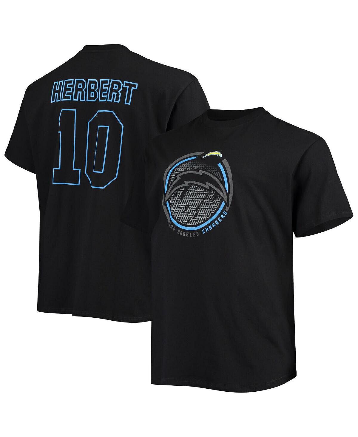 Мужская фирменная футболка justin herbert los angeles chargers big and tall color pop с именем и номером Fanatics, черный
Мужская фирменная футболка justin herbert los angeles chargers big and tall color pop с именем и номером Fanatics, черный