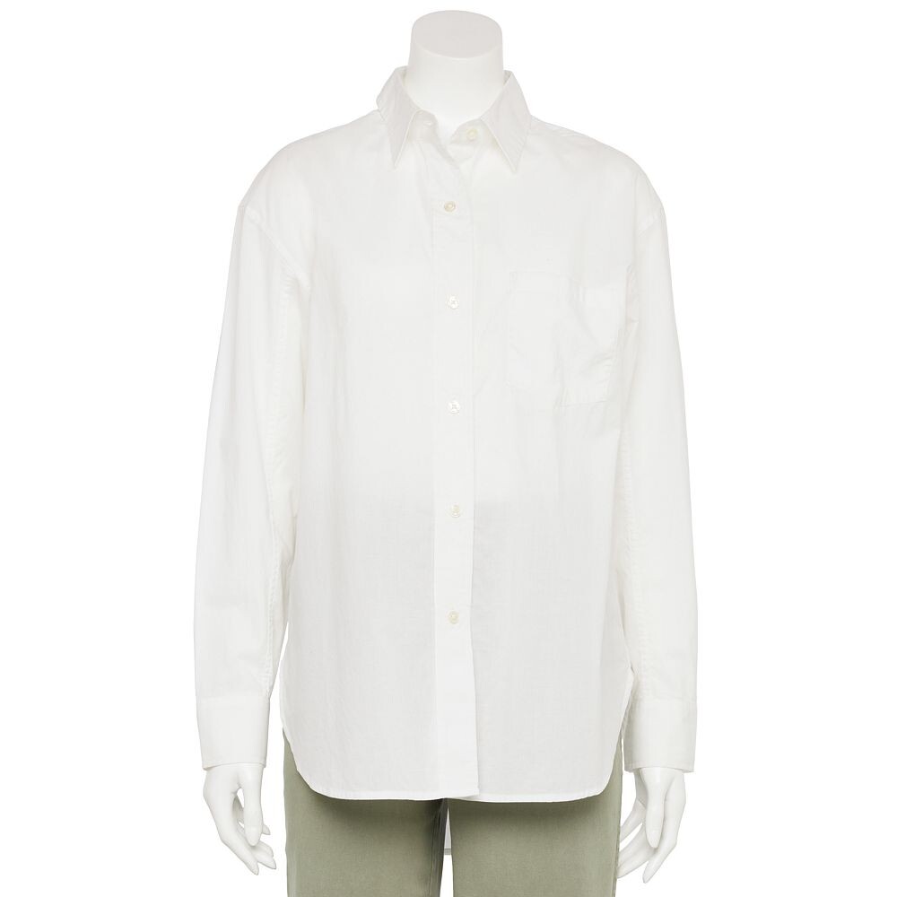Женская рубашка-бойфренд Sonoma Goods For Life Adaptive Easy Dressing, цвет Vital White
Женская рубашка-бойфренд Sonoma Goods For Life Adaptive Easy Dressing, цвет Vital White