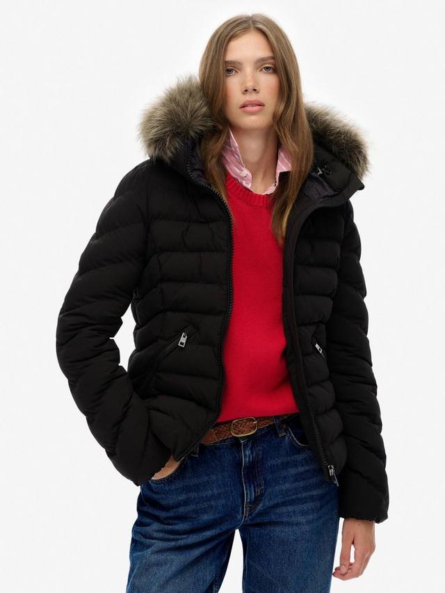 Куртка Fuji с капюшоном из искусственного меха и утеплителем Superdry, Black
Куртка Fuji с капюшоном из искусственного меха и утеплителем Superdry, Black