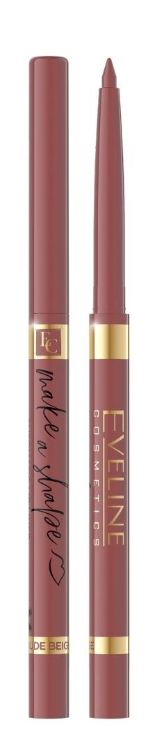 Eveline Make a Shape карандаш для губ, 02 Nude Beige
Eveline Make a Shape карандаш для губ, 02 Nude Beige