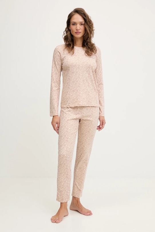 Хлопковая пижама Fila, бежевый
Хлопковая пижама Fila, бежевый