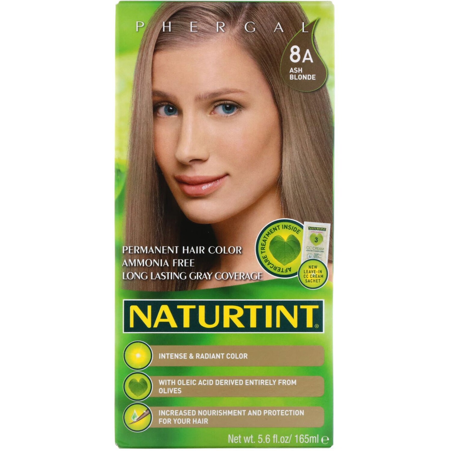 Naturtint Стойкая краска для волос 8A пепельный блонд 5,6 жидких унций (165 мл)
Naturtint Стойкая краска для волос 8A пепельный блонд 5,6 жидких унций (165 мл)