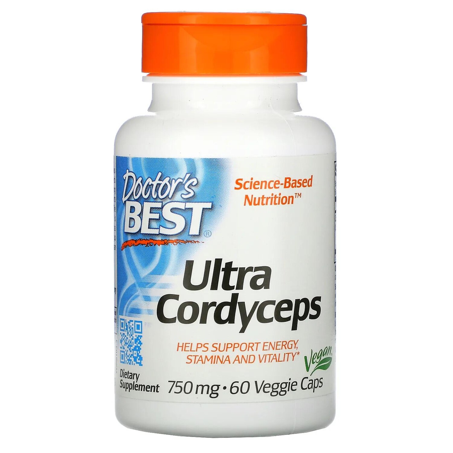 Doctor's Best Ultra Cordyceps 750 мг 60 вегетарианских капсул
Doctor's Best Ultra Cordyceps 750 мг 60 вегетарианских капсул