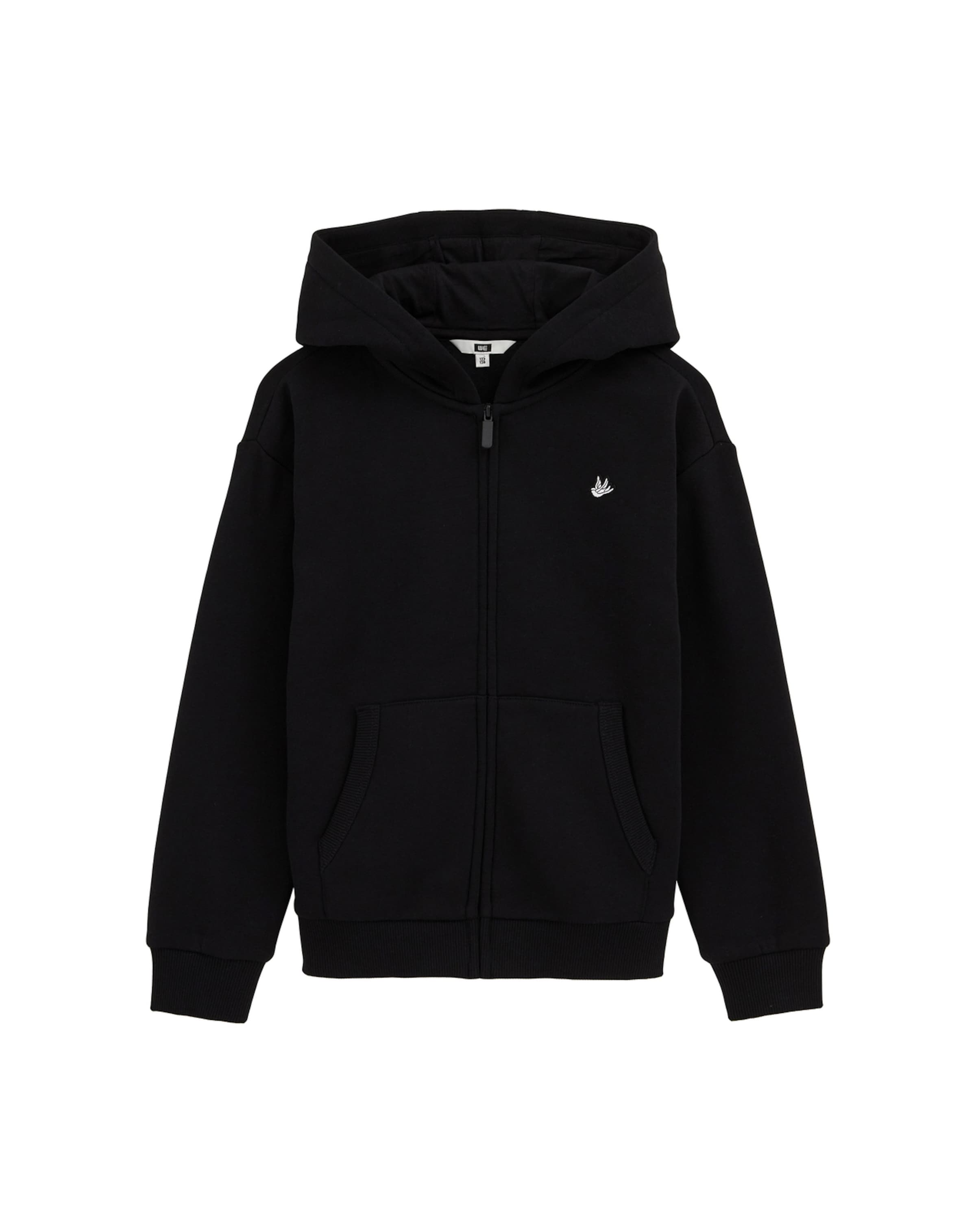 WE Fashion Худи на молнии в черном цвете
WE Fashion Худи на молнии в черном цвете