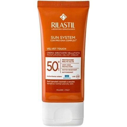 Sun System Spf50+ Бархатный крем 50мл, Rilastil
Sun System Spf50+ Бархатный крем 50мл, Rilastil