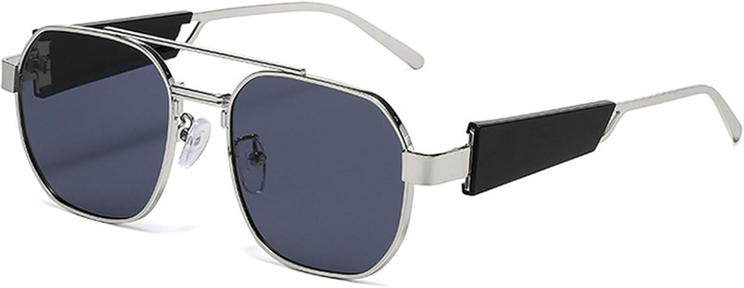 Ретро-модные квадратные солнцезащитные очки для женщин и мужчин, модные трендовые очки с защитой от УФ-излучения UV400, панк-стиль, сине-зеленые солнцезащитные очки mincl, C11
Ретро-модные квадратные солнцезащитные очки для женщин и мужчин, модные трендовые очки с защитой от УФ-излучения UV400, панк-стиль, сине-зеленые солнцезащитные очки mincl, C11