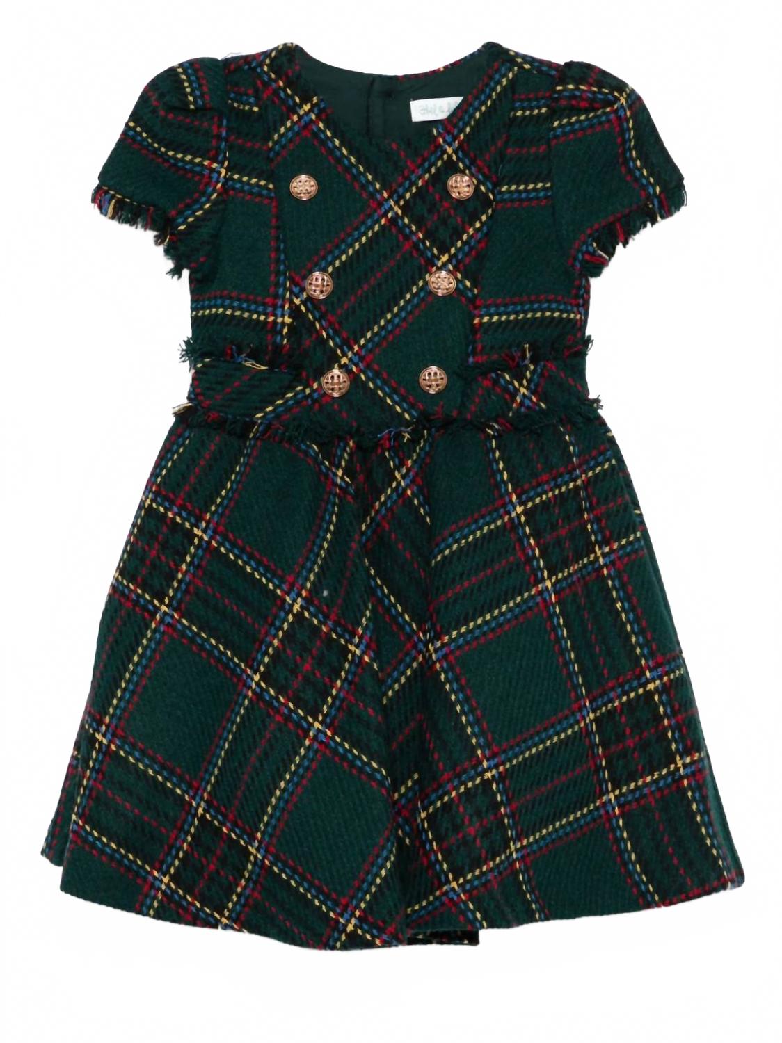 Девушки Зеленое платье в клетку из твида Abel & Lula
Девушки Зеленое платье в клетку из твида Abel & Lula