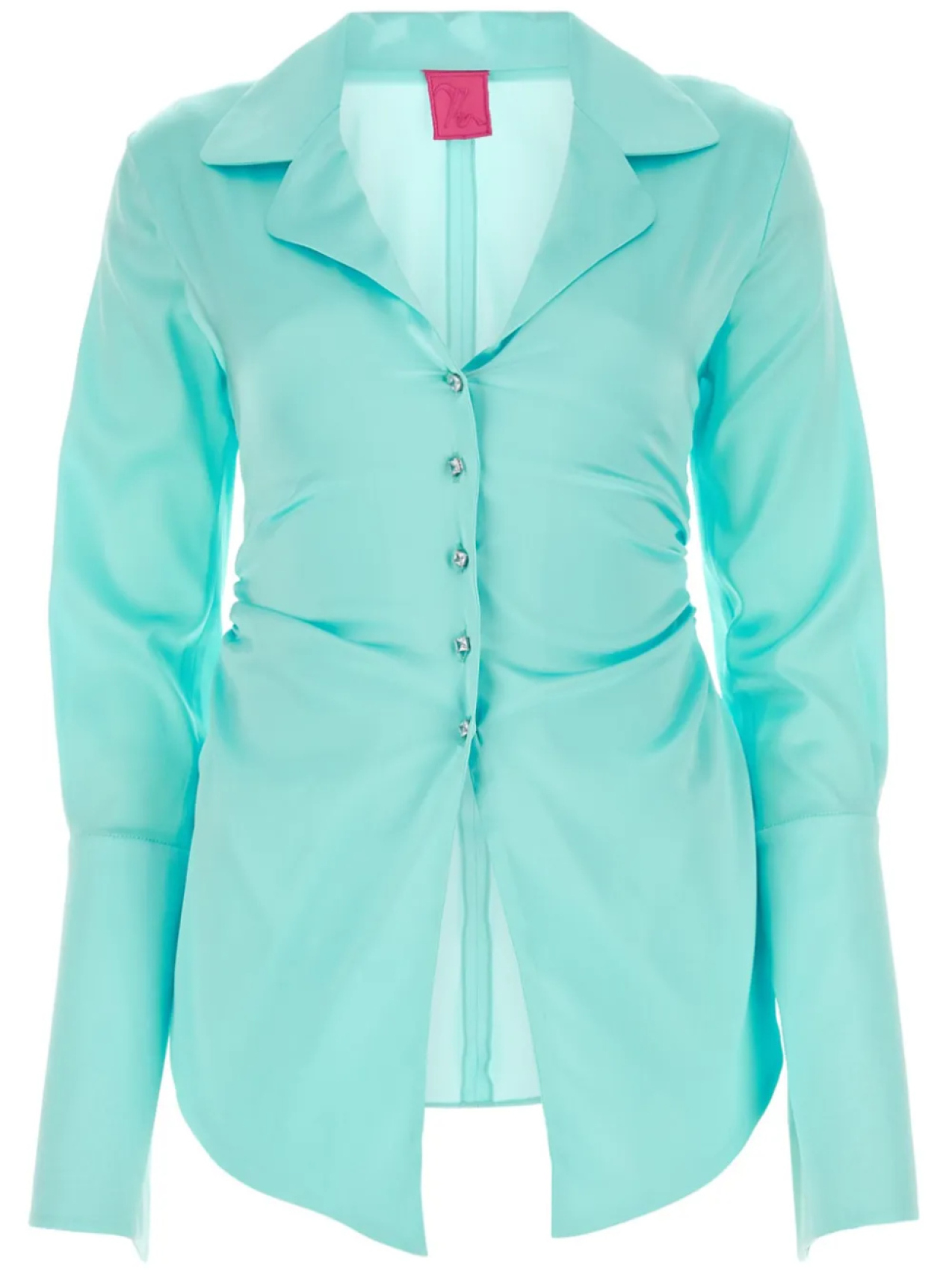 Рубашка с драпировкой VERGUENZA, синий
Рубашка с драпировкой VERGUENZA, синий