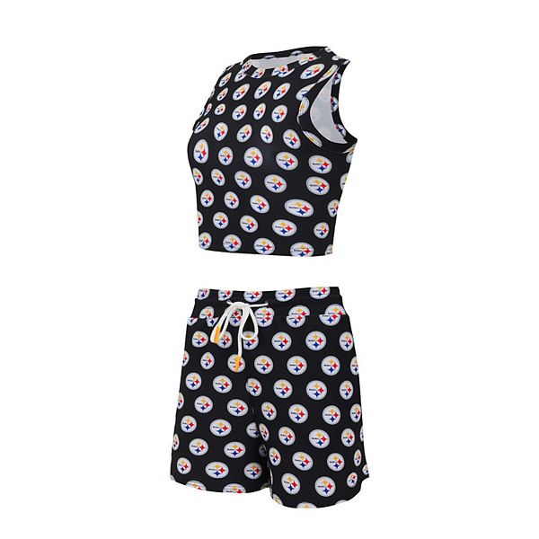 Женский топ и шорты для сна с принтом Pittsburgh Steelers Unbranded
Женский топ и шорты для сна с принтом Pittsburgh Steelers Unbranded