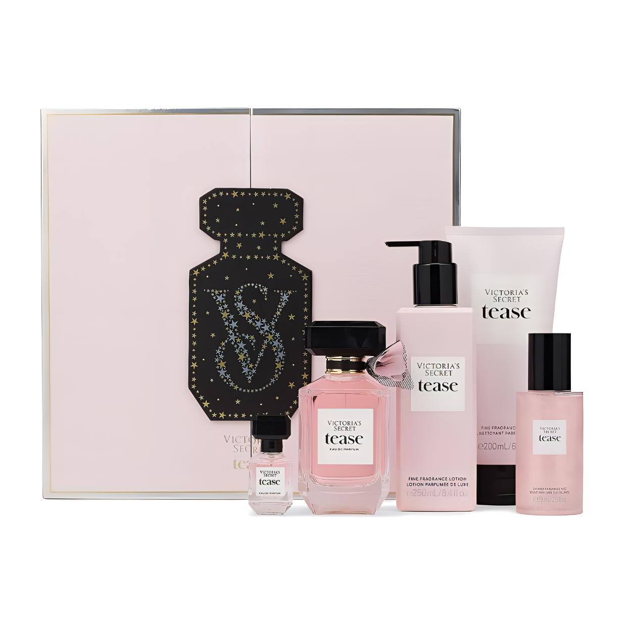 Victoria's Secret Набор духов Tease Eau De Parfum Black Vanilla, лимитированное издание к Рождеству 2024, 5 предметов
Victoria's Secret Набор духов Tease Eau De Parfum Black Vanilla, лимитированное издание к Рождеству 2024, 5 предметов