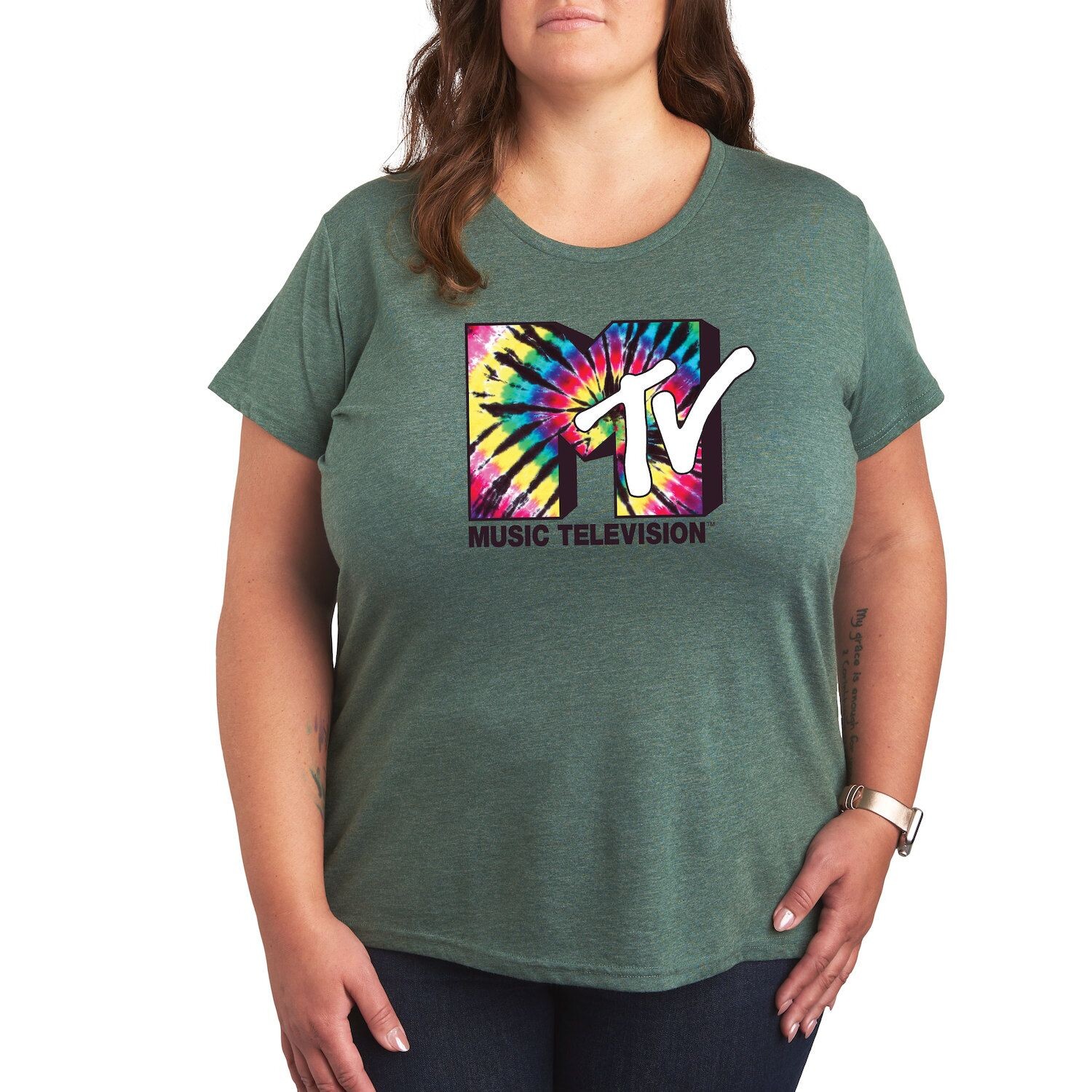 Детская футболка больших размеров с логотипом MTV Tie Dye Licensed Character
Детская футболка больших размеров с логотипом MTV Tie Dye Licensed Character