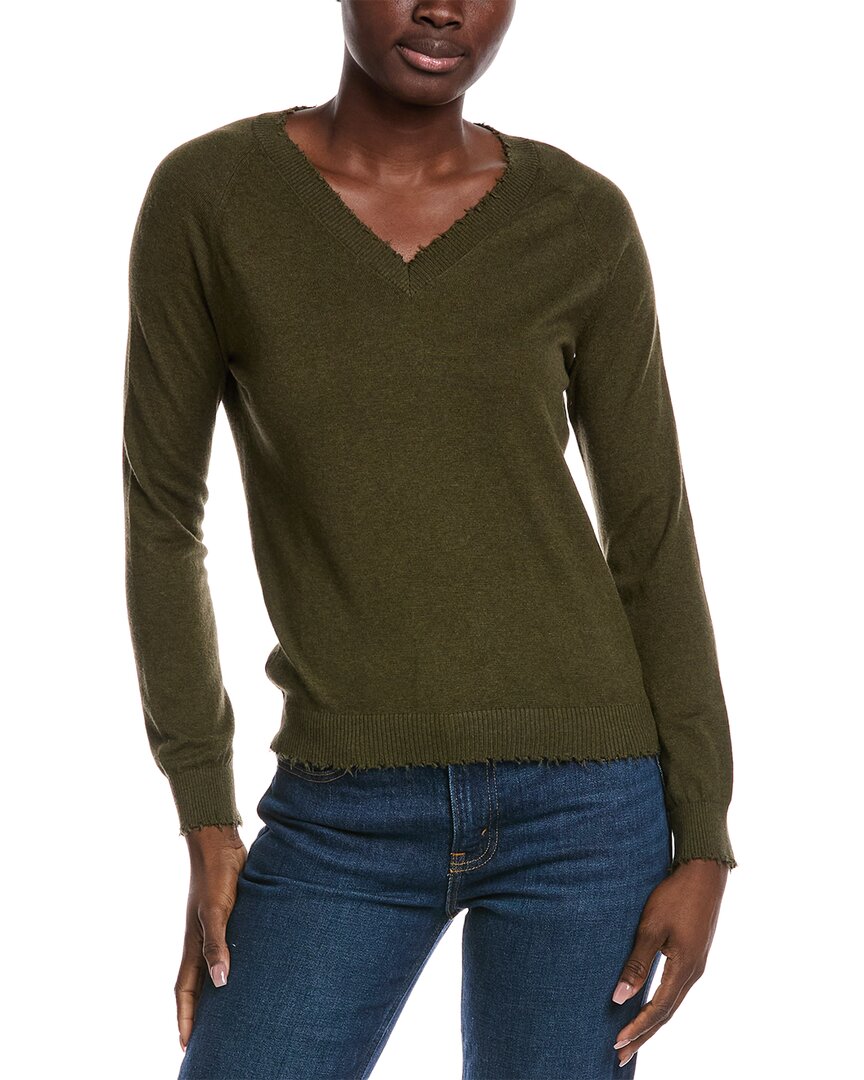 Минни Роуз Свитер из кашемировой смеси с рваным краем Minnie Rose, зеленый
Минни Роуз Свитер из кашемировой смеси с рваным краем Minnie Rose, зеленый