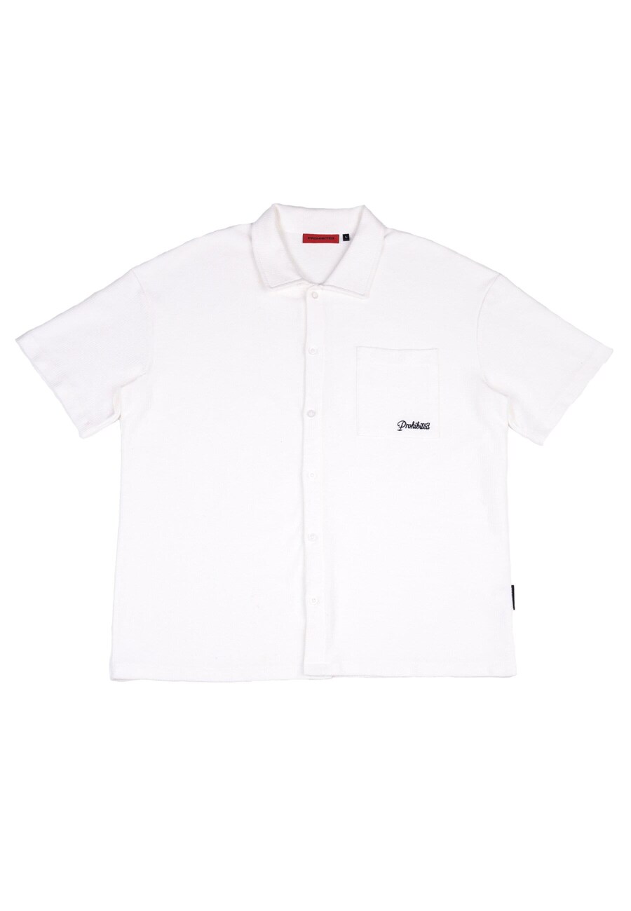 Рубашка на пуговицах Comfort fit Prohibited, от белого
Рубашка на пуговицах Comfort fit Prohibited, от белого