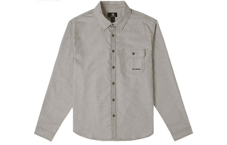 Мужская рубашка BUTTON серая Converse, серый 
Мужская рубашка BUTTON серая Converse, серый