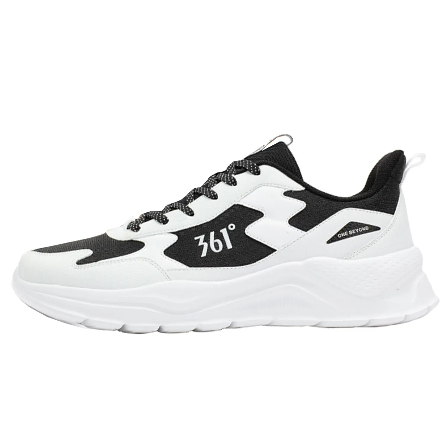 Кроссовки мужские низкие белый/черный 361°
Кроссовки мужские низкие белый/черный 361°