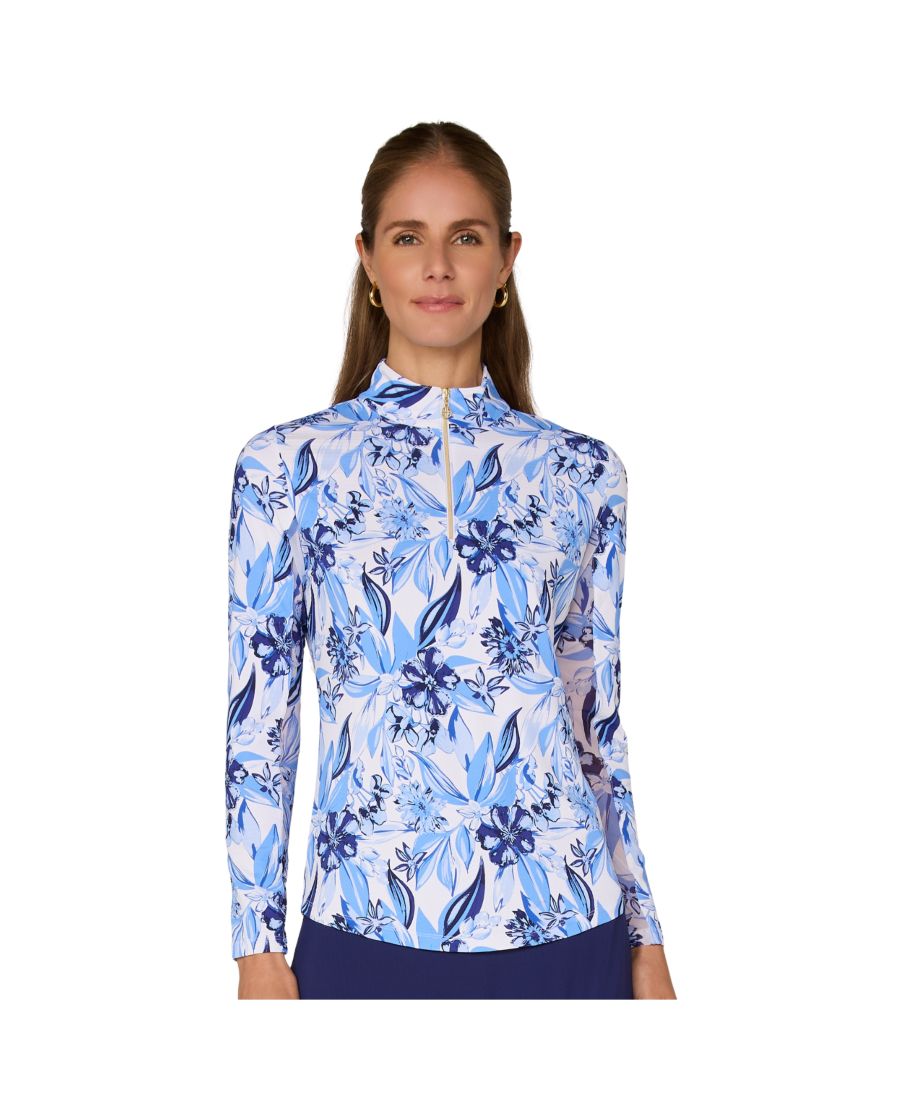 Топ с длинными рукавами и воротником-стойкой от G Lifestyle G Lifestyle Clothing, Summer flower
Топ с длинными рукавами и воротником-стойкой от G Lifestyle G Lifestyle Clothing, Summer flower