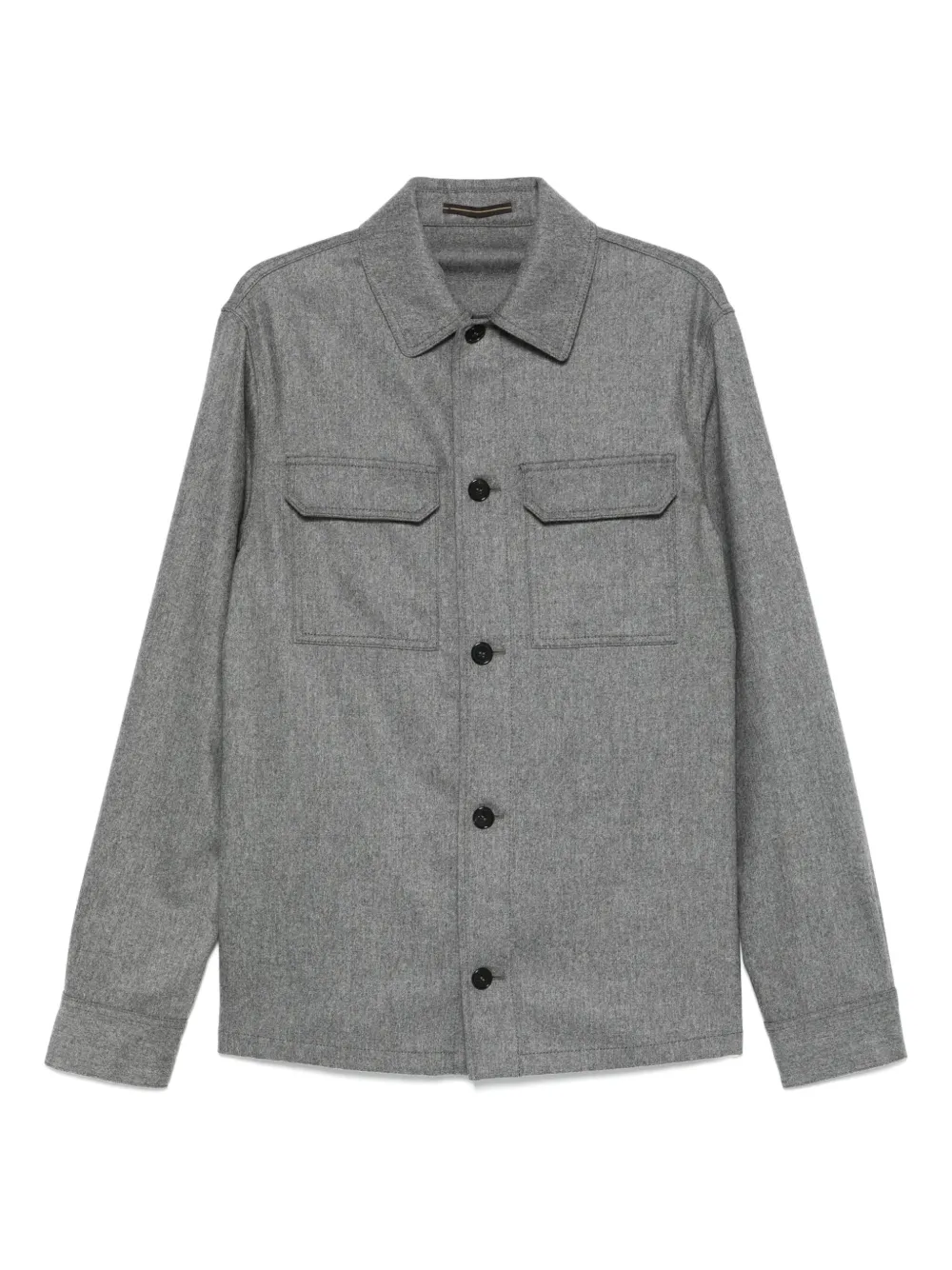 Рубашка с застегивающимся на пуговицы карманом Incotex, серый
Рубашка с застегивающимся на пуговицы карманом Incotex, серый