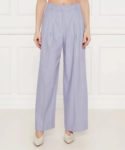 Льняные брюки Flare fit Liu Jo, фиолетовый
Льняные брюки Flare fit Liu Jo, фиолетовый