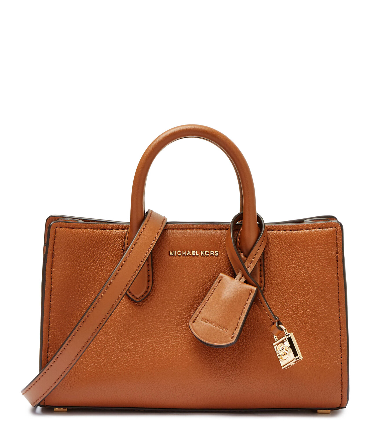 Сумка-тоут Michael Kors с золотым замочком, коричневый
Сумка-тоут Michael Kors с золотым замочком, коричневый