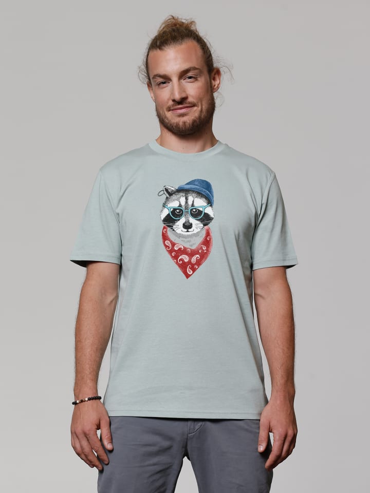 Футболка с енотом в алоэ wat Apparel
Футболка с енотом в алоэ wat Apparel