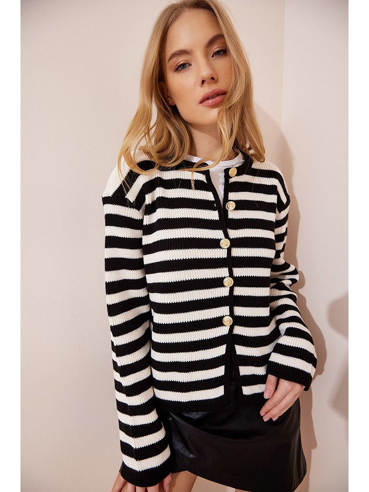 Кардиган Happiness Istanbul, белый/черный
Кардиган Happiness Istanbul, белый/черный