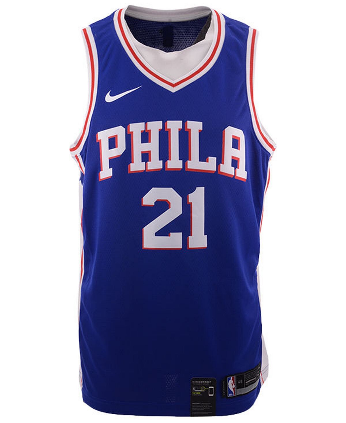Мужская футболка joel embiid philadelphia 76ers icon swingman Nike, синий
Мужская футболка joel embiid philadelphia 76ers icon swingman Nike, синий