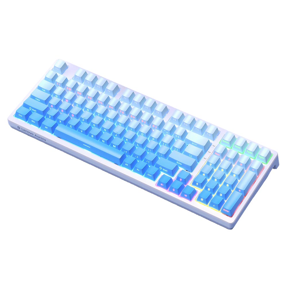 Механическая клавиатура Lenovo Aurora GK10, Blue Switch, Glacier Blue, английская раскладка
Механическая клавиатура Lenovo Aurora GK10, Blue Switch, Glacier Blue, английская раскладка