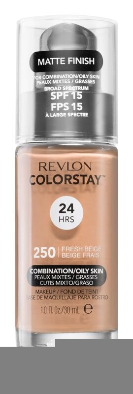 Стойкая основа для жирной и комбинированной кожи Revlon Cosmetics ColorStay™, оттенок 250 Fresh Beige 30 мл
Стойкая основа для жирной и комбинированной кожи Revlon Cosmetics ColorStay™, оттенок 250 Fresh Beige 30 мл