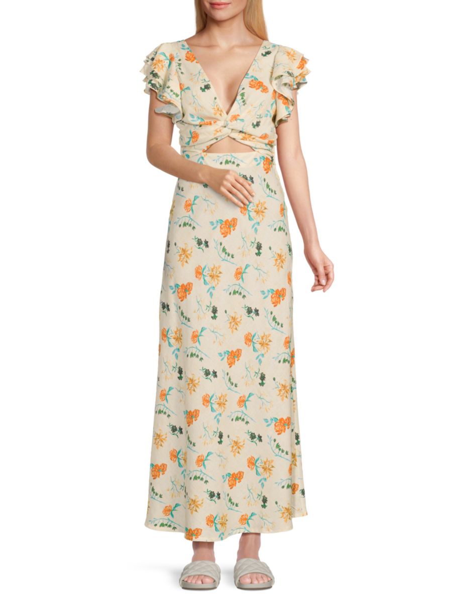 Платье макси Renata Floral Twist из льняной смеси Solid & Striped, цвет Beige Multi
Платье макси Renata Floral Twist из льняной смеси Solid & Striped, цвет Beige Multi