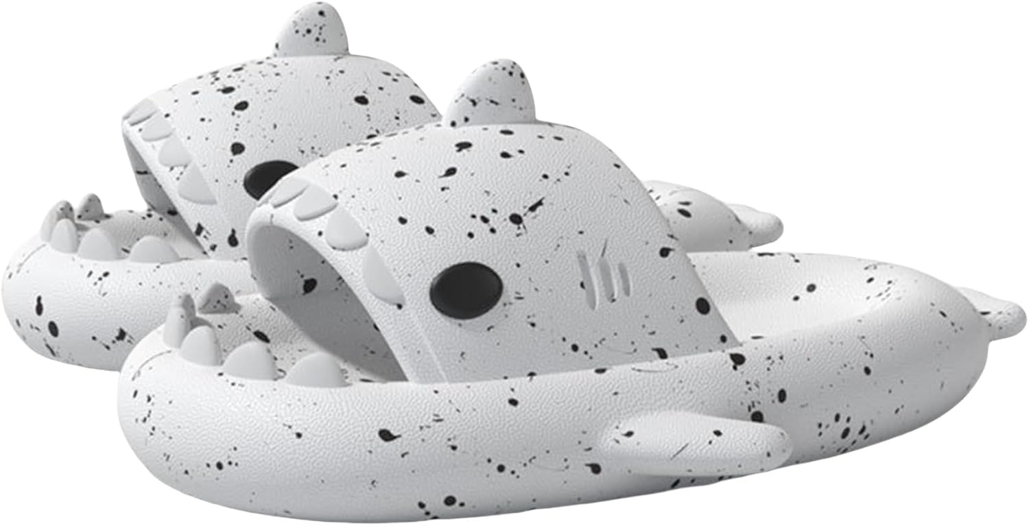 Тапочки YTHSPNZE в виде акулы, оригинальные и интересные тапочки в виде облачной акулы, нескользящие быстросохнущие тапочки в виде акулы, тапочки из материала EVA в виде акулы «Звездный свет», белый
Тапочки YTHSPNZE в виде акулы, оригинальные и интересные тапочки в виде облачной акулы, нескользящие быстросохнущие тапочки в виде акулы, тапочки из материала EVA в виде акулы «Звездный свет», белый