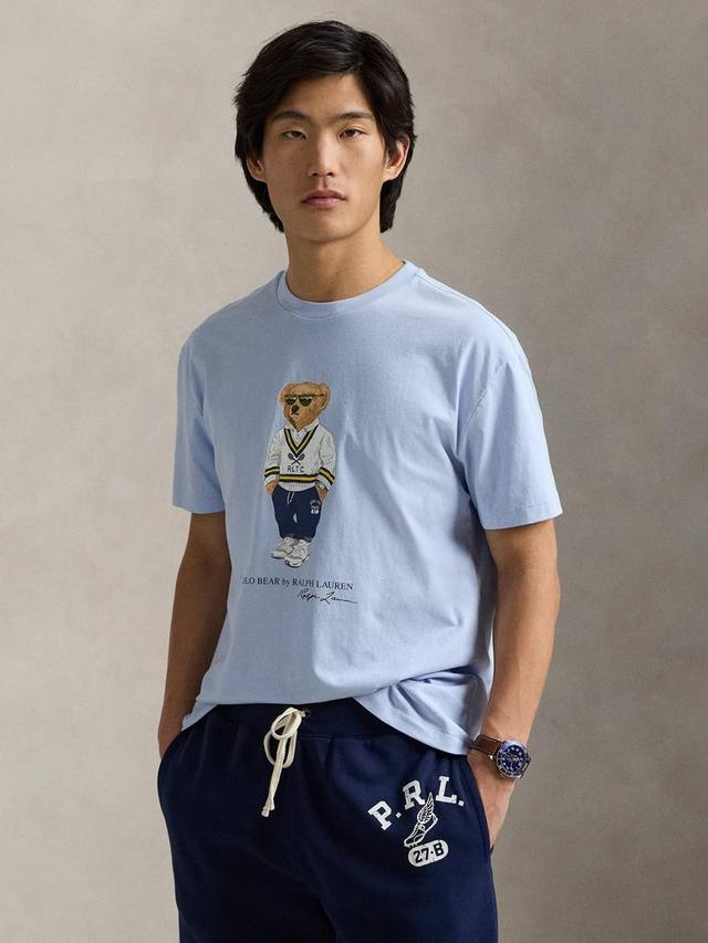 Хлопчатобумажная футболка с круглым вырезом polo bear Ralph Lauren, цвет Sp25 Cblu Hrtg Bear
Хлопчатобумажная футболка с круглым вырезом polo bear Ralph Lauren, цвет Sp25 Cblu Hrtg Bear