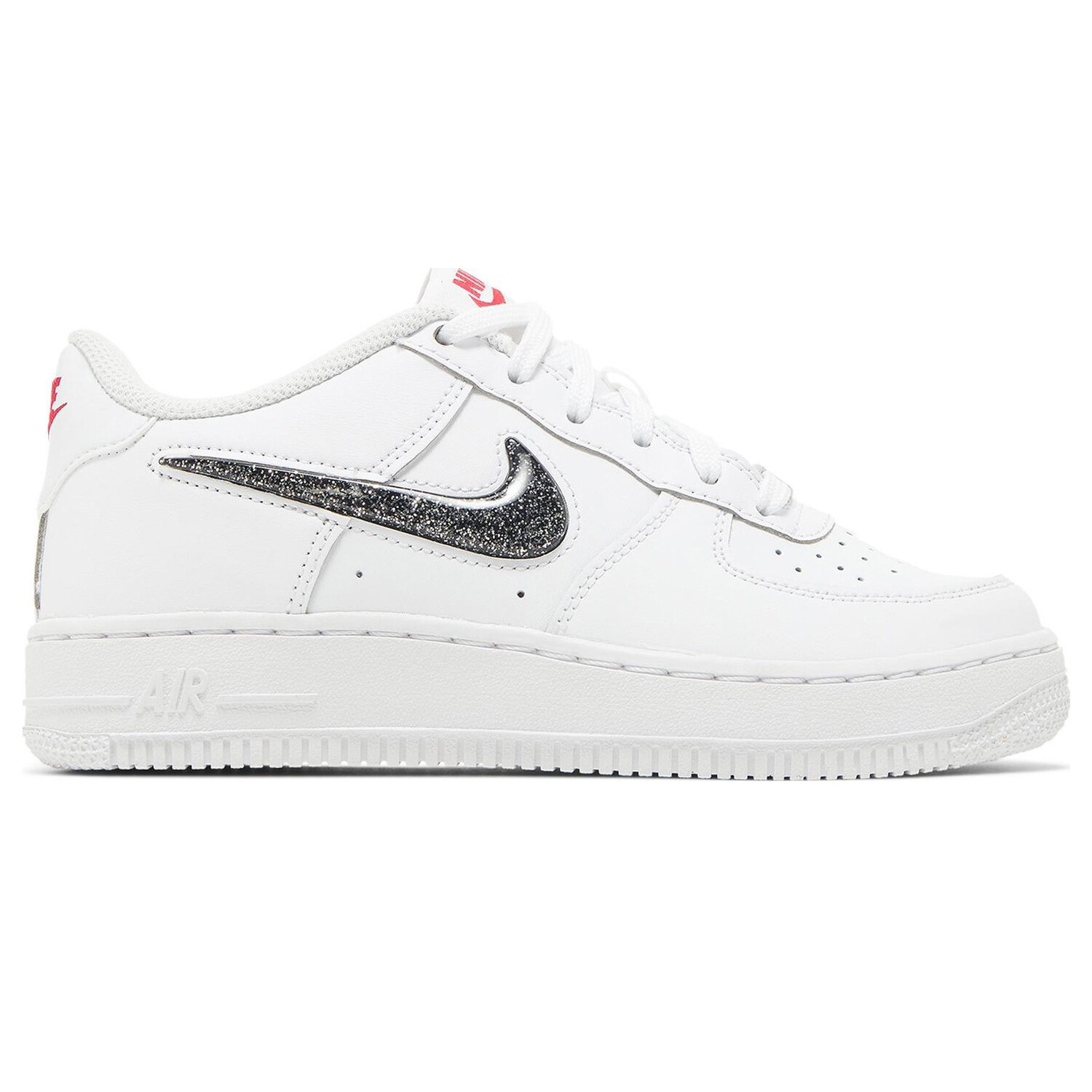 Кроссовки Nike Air Force 1 LV8 GS 'White Black', белый 
Кроссовки Nike Air Force 1 LV8 GS 'White Black', белый