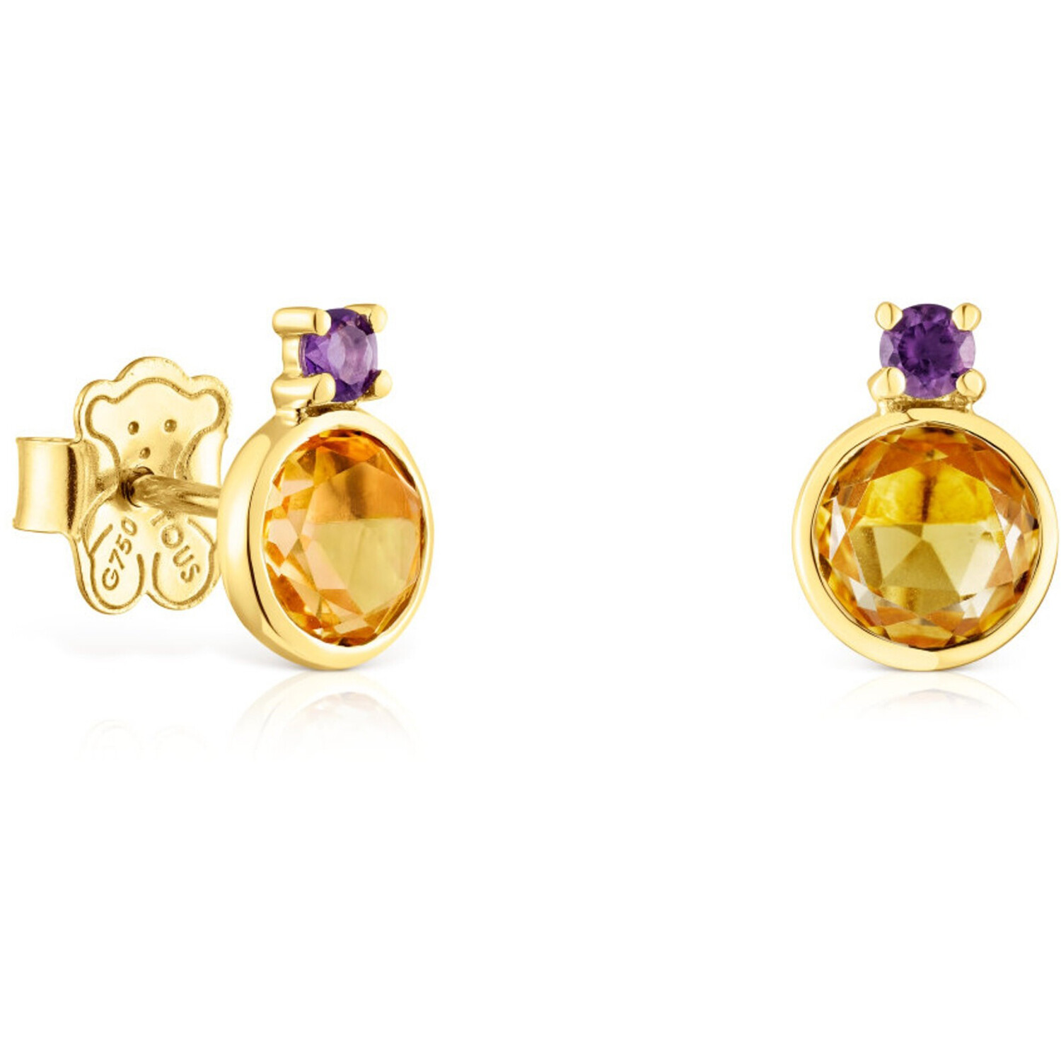 Серьги Tous Virtual Garden, золото/цитрин/аметист
Серьги Tous Virtual Garden, золото/цитрин/аметист