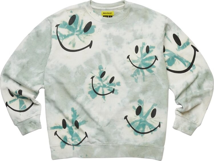 Толстовка Market Smiley Shibori Dye Crewneck Sweatshirt 'Green', кремовый, Бежевый, Толстовка Market Smiley Shibori Dye Crewneck Sweatshirt 'Green', кремовый
Толстовка Market Smiley Shibori Dye Crewneck Sweatshirt 'Green', кремовый, Бежевый, Толстовка Market Smiley Shibori Dye Crewneck Sweatshirt 'Green', кремовый