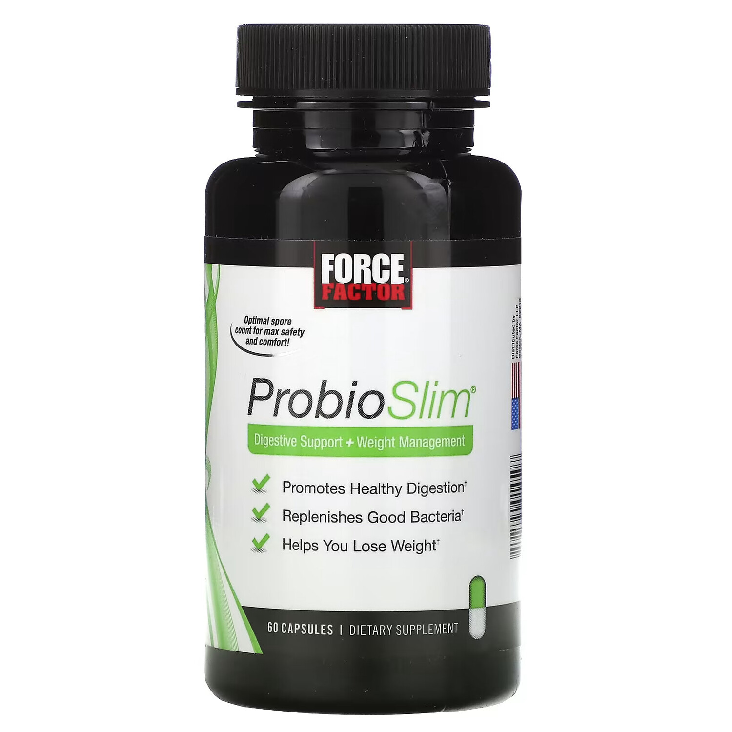 Force Factor, ProbioSlim, средство для поддержки пищеварения и коррекции веса, 60 капсул
Force Factor, ProbioSlim, средство для поддержки пищеварения и коррекции веса, 60 капсул