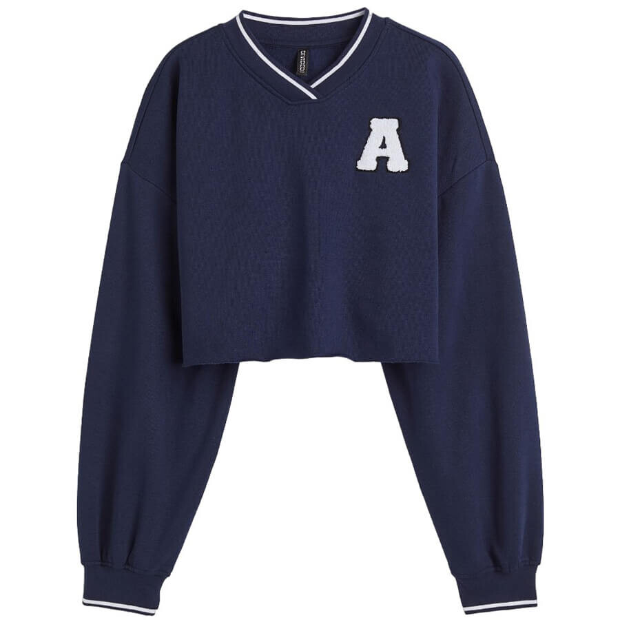 Свитшот H&M Crop A, темно-синий
Свитшот H&M Crop A, темно-синий